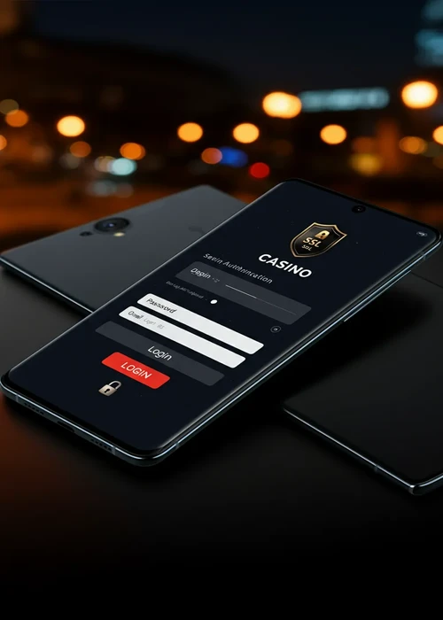 Écran de connexion Betify Casino protégé par cryptage SSL